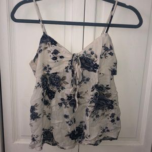 Women’s American Eagle Flowered Tank Top